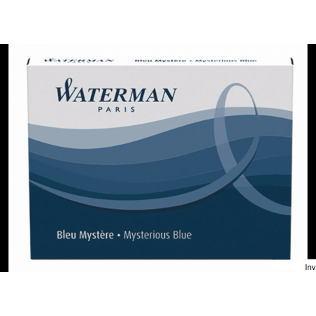 Naboje STANDARD Waterman 8 sztuk niebiesko-czarny (granatowy) S0110910