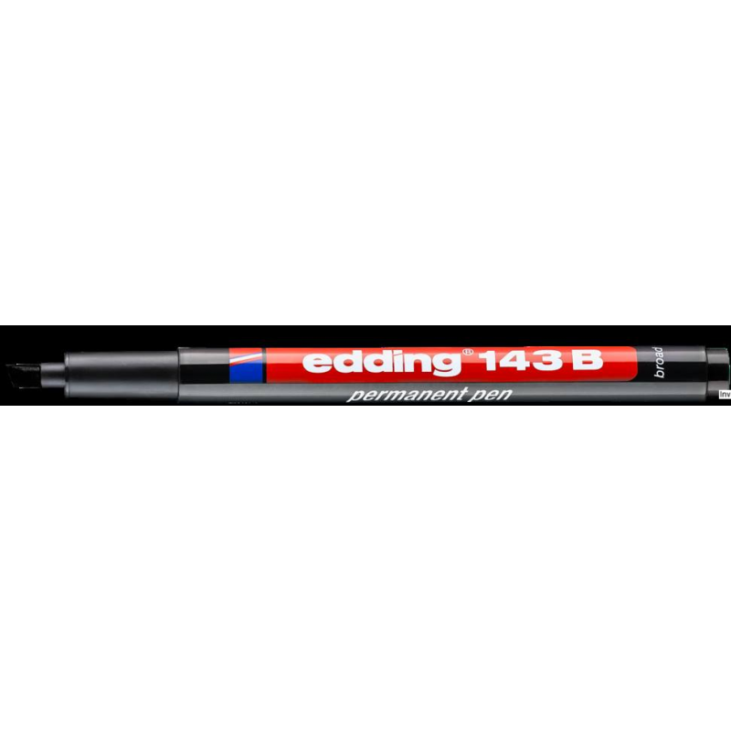 Edding Foliopis czarny 1-3 mm z ściętą końcówką do folii prezentacyjnych