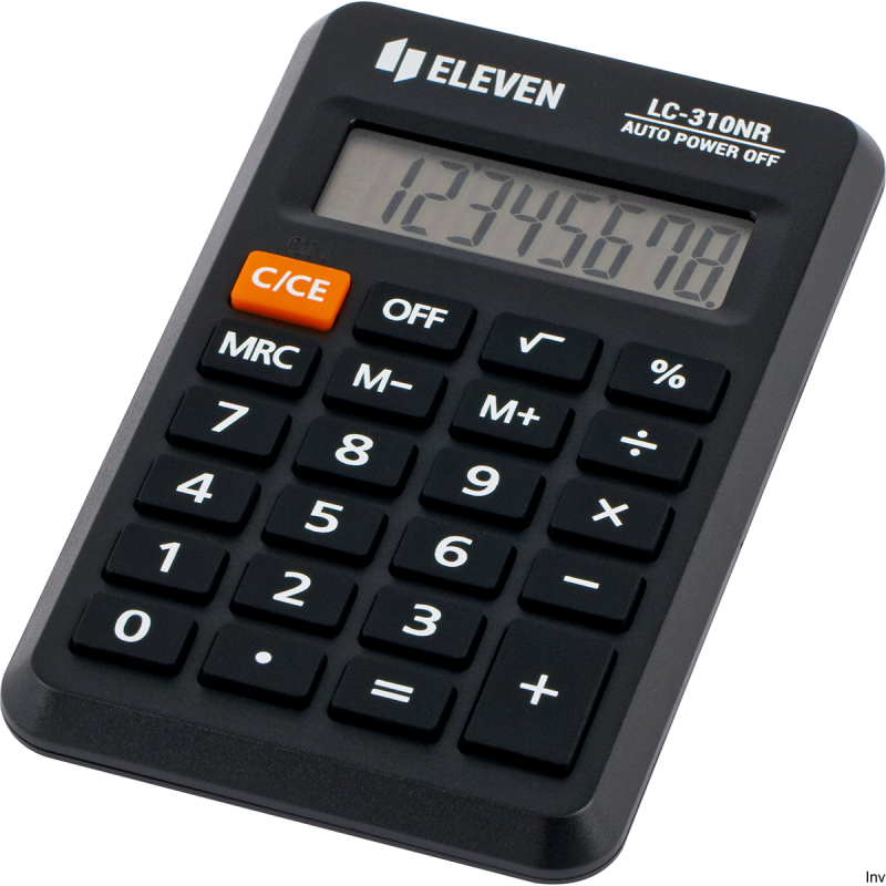 Kalkulator kieszonkowy Eleven LC310NR LC310NRE z wyświetlaczem LCD
