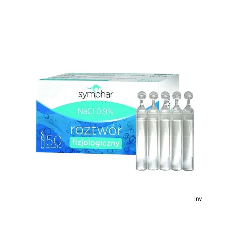 Sól fizjologiczna NaCL 0.9% 50 ampułek po 5ml Polovis 3M