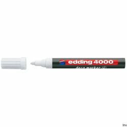 Edding Marker 4000-49 biały permanentny do pisania i ozdabiania