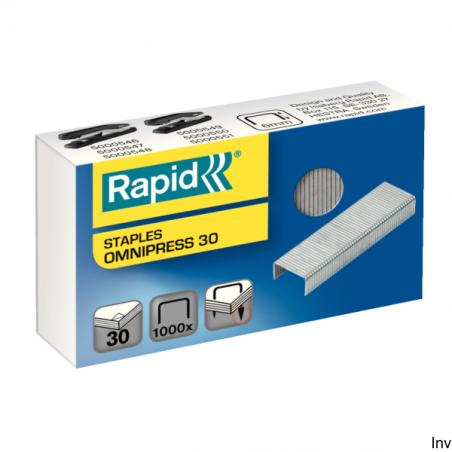 Zszywki Rapid Omnipress 30, opakowanie 1000 sztuk