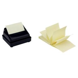 PAKIET Bloczek samop. Q-CONNECT, typu Z, 76x76mm, 1x100 kart., jasnożółty
