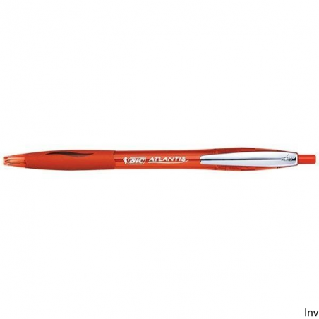 Długopis BIC Atlantis Soft czerwony automatyczny z wymiennym wkładem 1 mm