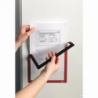 Ramka magnetyczna A4 czerwona Durable (5 sztuk)