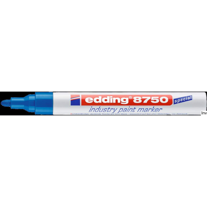 Edding Marker lakierowy przemysłowy niebieski 2-4 mm okrągła końcówka 8750/003/N