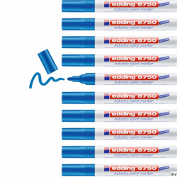 Edding Marker lakierowy przemysłowy niebieski 2-4 mm okrągła końcówka 8750/003/N