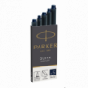 Naboje atramentowe QUINK granatowe 5 sztuk Parker