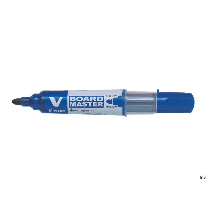 Marker suchościeralny niebieski 6 mm Pilot V BOARD MASTER z wymiennym wkładem