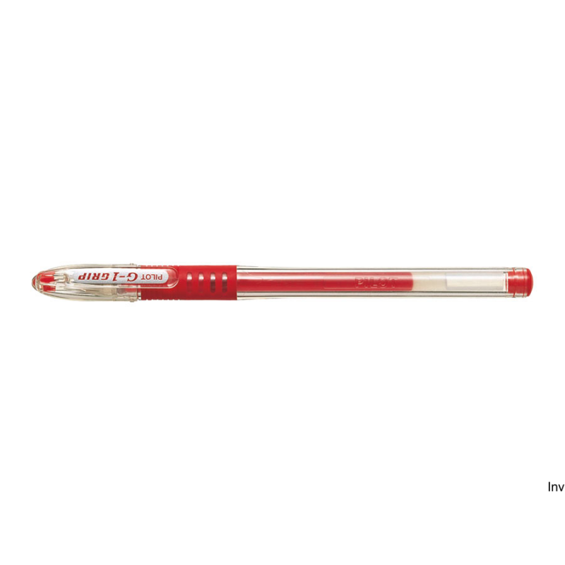 Pióro żelowe Pilot G1 Grip czerwone 0,25 mm z wymiennym wkładem