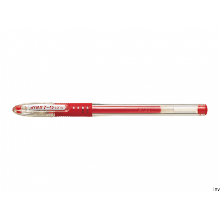 Pióro żelowe Pilot G1 Grip czerwone 0,25 mm z wymiennym wkładem