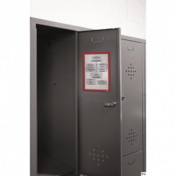 Ramka magnetyczna A4 czerwona Durable (5 sztuk)