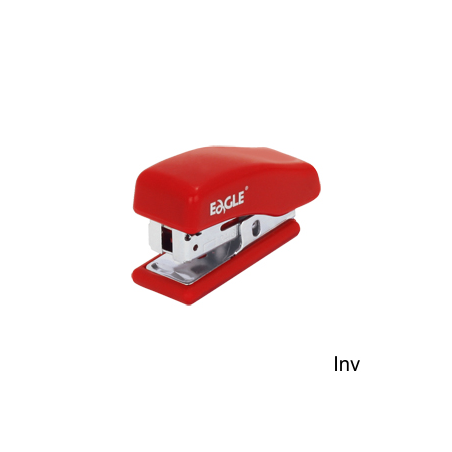 Zszywacz EAGLE 868 czerwony, do 10 kartek, mini zszywacz biurowy 110-1224