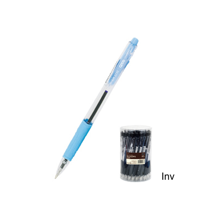 Długopis automatyczny Grand GR-5750 niebieski z wymiennym wkładem, ergonomiczna obudowa, tusz wodoodporny 0,7 mm