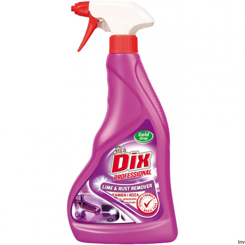 Płyn do usuwania kamienia i rdzy spray 500ml Dix do kuchni i łazienki