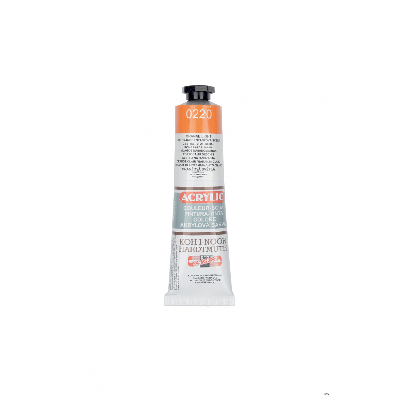 Farba akrylowa Koh-i-noor 162727 j.pomarańczowy 0220 40 ml