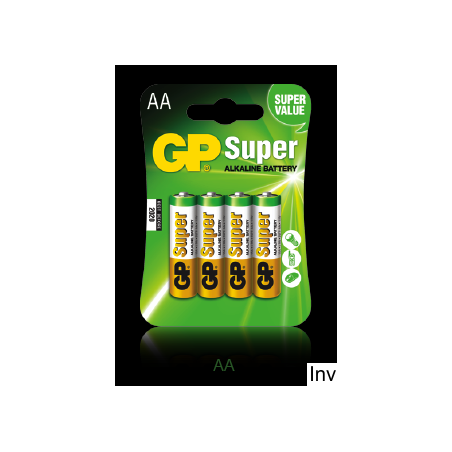 Baterie alkaliczne GP Super LR6/AA 1,5V 4 sztuki