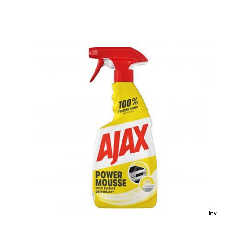 Ajax Spray Power Mousse uniwersalny 500 ml do czyszczenia kuchni i łazienek