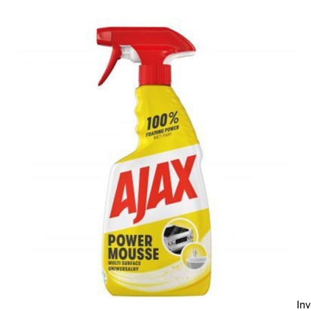 Ajax Spray Power Mousse uniwersalny 500 ml do czyszczenia kuchni i łazienek