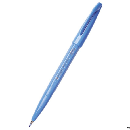 Pisak pędzelkowy do kaligrafii błękitny 5 mm Pentel
