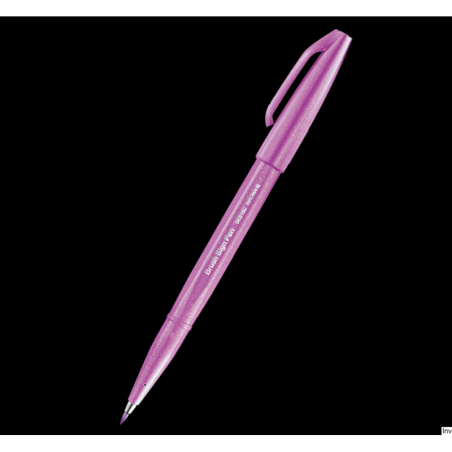 Pisak pędzelkowy do kaligrafii purpurowy SES15C-P2X PENTEL
