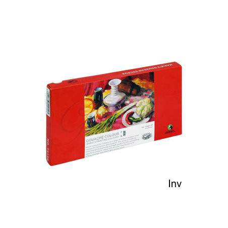 Farby gwasz Maries 7312 B - 12 kolorów 12 ml