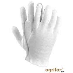 Rękawiczki białe cienkie bawełniane rozmiar 9 OGRIFOX OX-UNDER W 9 norma EN420