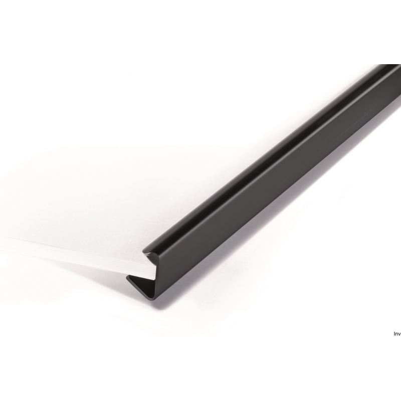 Grzbiety zaciskowe Durable A4 czarne 25 sztuk do bindownicy