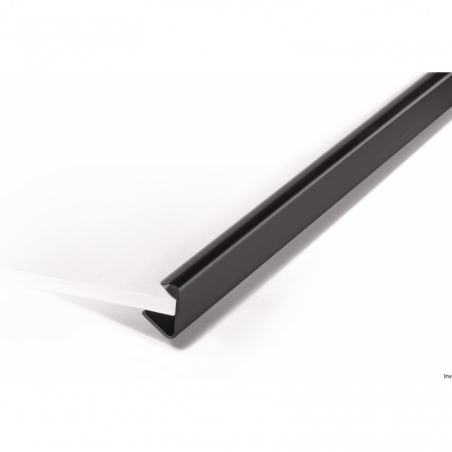 Grzbiety zaciskowe Durable A4 czarne 25 sztuk do bindownicy