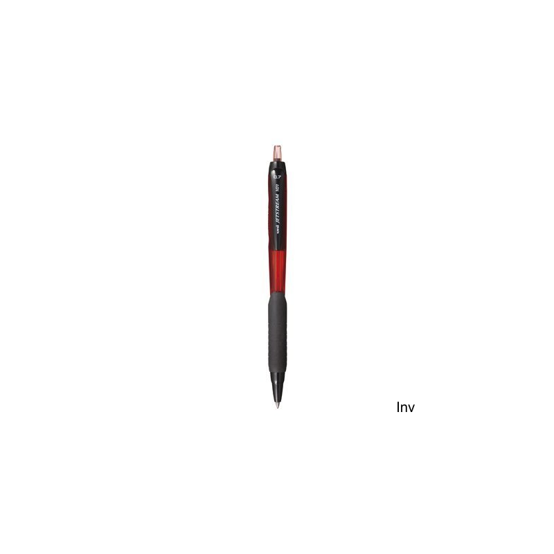 Długopis kulkowy Uni SXN-101 0.7mm czerwony z szybkoschnącym tuszem