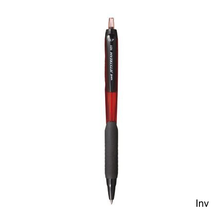 Długopis kulkowy Uni SXN-101 0.7mm czerwony z szybkoschnącym tuszem