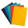 PAKIET Teczka z gumką OFFICE PRODUCTS, preszpan, A4, 390gsm, 3-skrz., mix kolorów