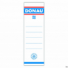 Etykiety Donau A4 48x153 mm dwustronne 250 g, 20 sztuk, kolor biały do segregatorów 75 mm