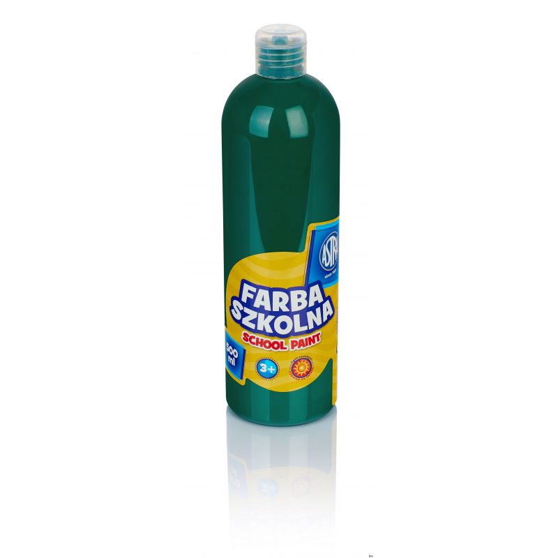 Farba szkolna Astra 500 ml zielona ciemna