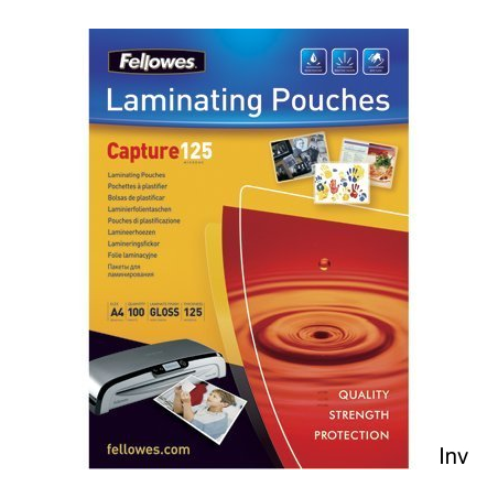 Folie do laminacji A4 125 mikronów 100 sztuk Fellowes ImageLast