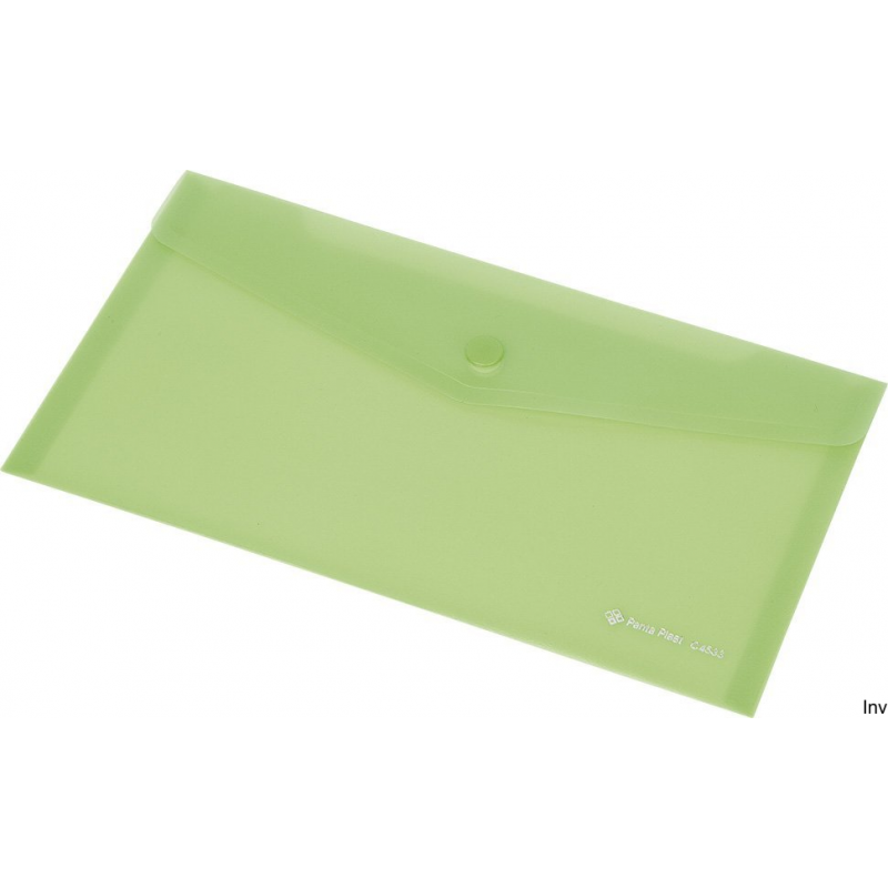 Panta Plast Teczka kopertowa A4 zielona przezroczysta 120 kartek 0,16mm