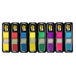 Zakładki indeksujące Post-it (683), PP, 11,9x43,2mm, 5x35 + 3x35 gratis, mix kolorów