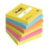 Karteczki samoprzylepne Post-it, ENERGETIC, 76x76mm, 6x100 kart.