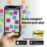 Karteczki samoprzylepne Post-it, ENERGETIC, 76x76mm, 6x100 kart.