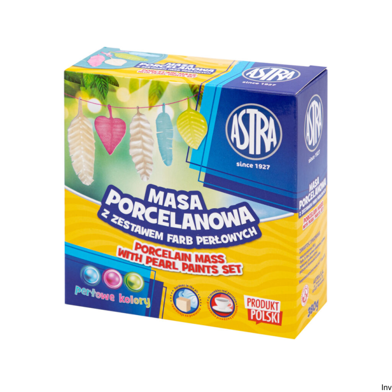 Masa porcelanowa z 3 kolorami farb perłowych Astra 336118018