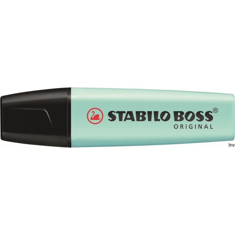 Zakreślacz STABILO BOSS pastelowy turkusowy 70/113, tusz na bazie wody, szerokość linii 2-5 mm