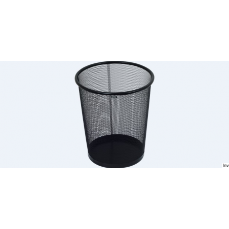 Kosz na papier 12 l czarny metalowy Grand GR-020