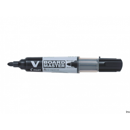 Marker suchościeralny czarny 6 mm Pilot V BOARD MASTER z wymiennym wkładem
