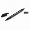Foliopis dwustronny N75W/A czarny PENTEL N75W-A