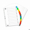 Oxford Przekładki kartonowe MYLAR A4 kolorowe 1-12 170 g/m²