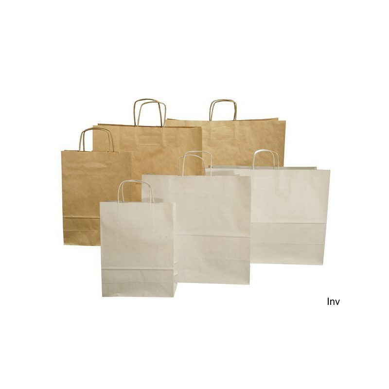 Torba ekologiczna brązowa ECOBAG 330x120x500 mm 90g/m2 NC Koperty