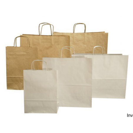 Torba ekologiczna brązowa ECOBAG 330x120x500 mm 90g/m2 NC Koperty