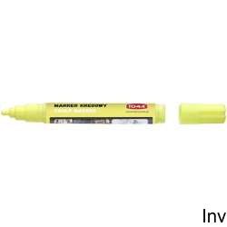 Marker kredowy żółty 4,5 mm 8 g Toma TO-292 do tablic i powierzchni zmywalnych