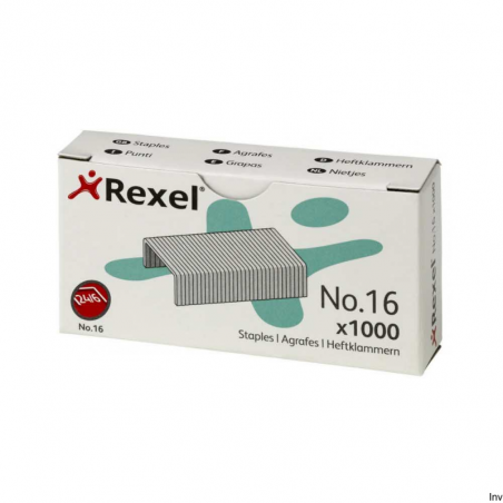 Zszywki Rexel No.16 24/6 srebrne 1000 sztuk do zszywaczy