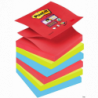 Post-It 3M Bloczek samoprzylepny Z-Notes 76x76mm, 6x90 kart, paleta Bora Bora